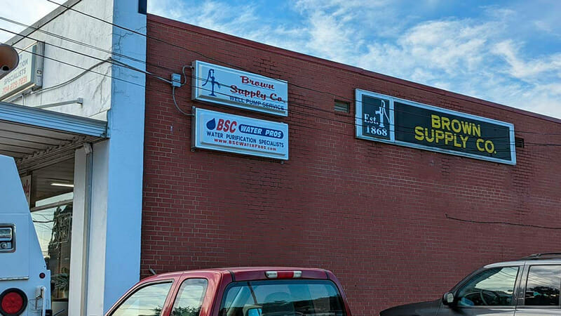 Brown Well building in Landis NC